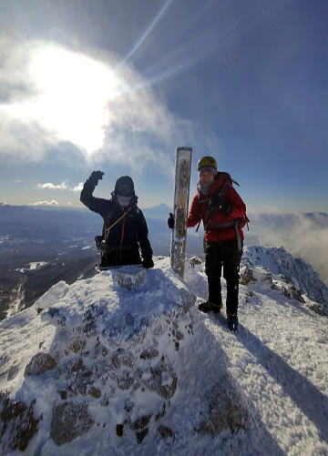 2025.2.8-9 赤岳(雪山)