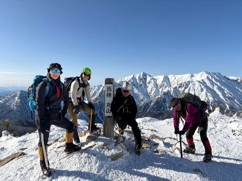 2025.2.15-16 西穂独標(雪山)