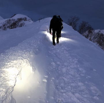 2024.3.17 唐松岳(雪山)