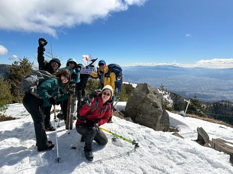 2024.2.17 見晴岳(雪山)