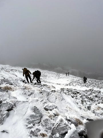 2024.2.17-18　硫黄岳（雪山）