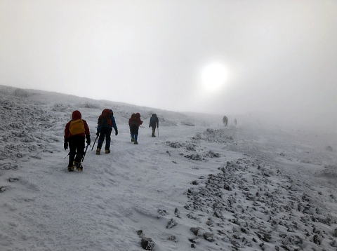 2024.2.17-18　硫黄岳（雪山）