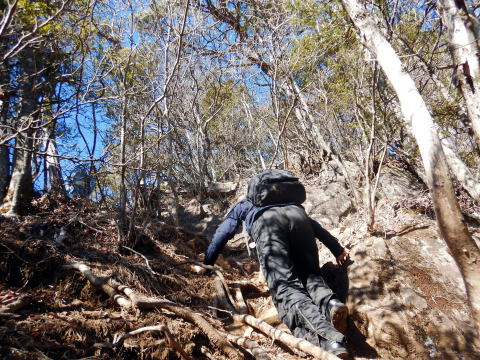 2022.1.16　滝子山（尾根歩き）