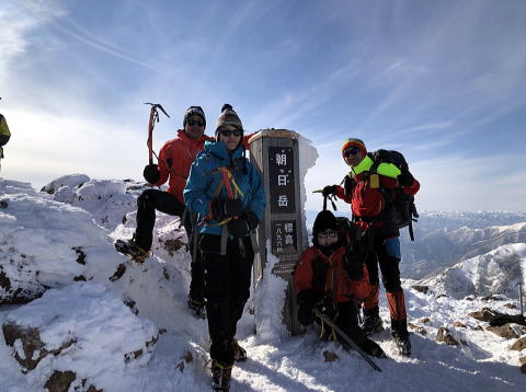 2022.1.23　茶臼岳（雪山）