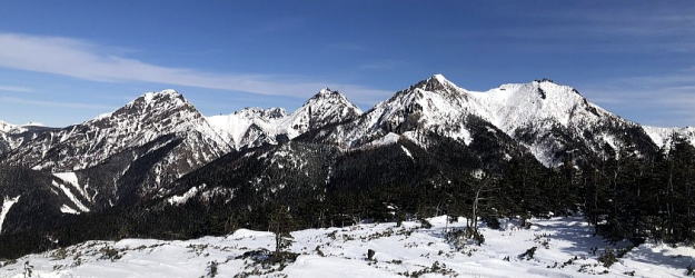 2022.1.29　編笠山（雪山）