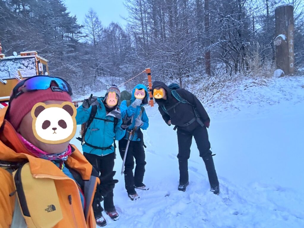 2026.1.25　八ヶ岳・権現岳（三ツ頭まで）（雪山）