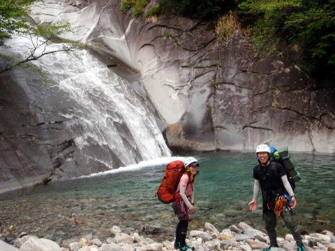 2018.5.26-27　釜ノ沢東俣（沢登り）
