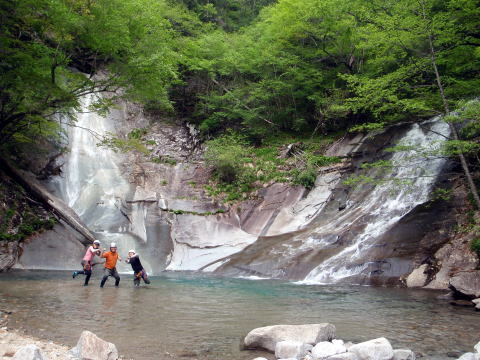 2018.5.26-27　釜ノ沢東俣（沢登り）