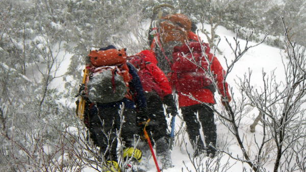 2020.2.22-23　旭岳（観音山の先１５８３ｍＰまで）（雪山）
