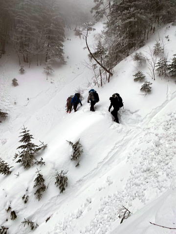 2020.3.20-22 塩見岳(雪山)