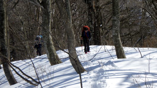 2020.2.29-3.1　奥利根・雨ヶ立山（奥利根橋から尾根を辿る）（雪山）