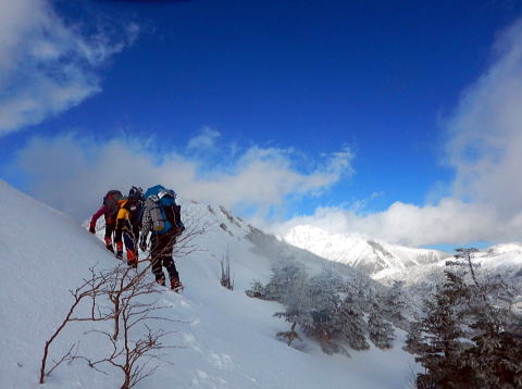 2020.3.20-22 塩見岳(雪山)