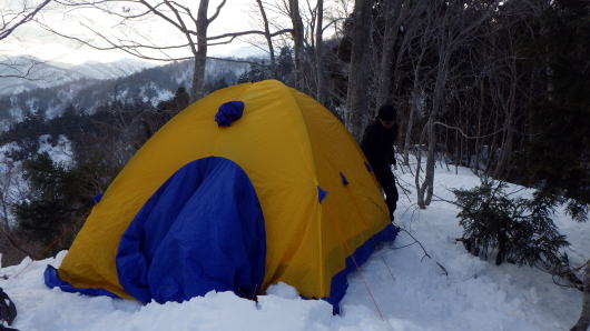 2020.2.29-3.1　奥利根・雨ヶ立山（奥利根橋から尾根を辿る）（雪山）