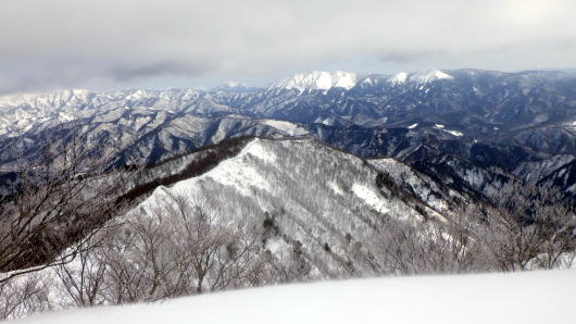 2020.2.29-3.1　奥利根・雨ヶ立山（奥利根橋から尾根を辿る）（雪山）