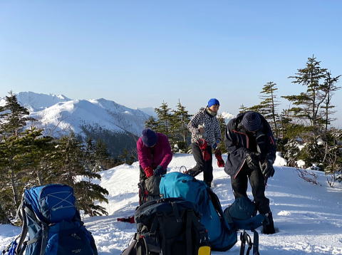 2020.3.20-22 塩見岳(雪山)