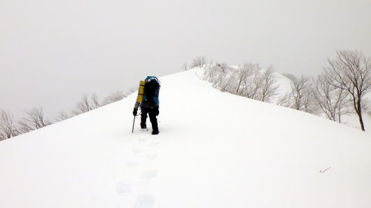 2020.2.29-3.1　奥利根・雨ヶ立山（奥利根橋から尾根を辿る）（雪山）