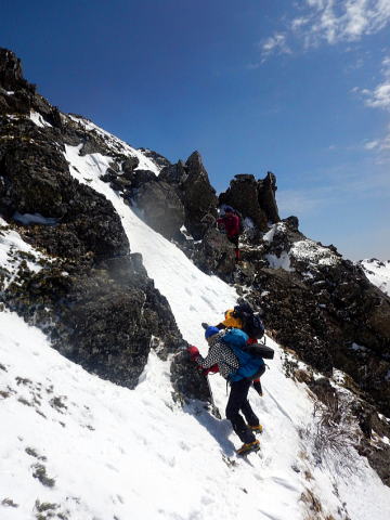 2020.3.20-22 塩見岳(雪山)