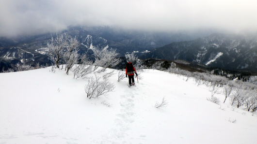 2020.2.29-3.1　奥利根・雨ヶ立山（奥利根橋から尾根を辿る）（雪山）
