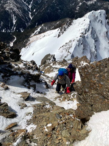 2020.3.20-22 塩見岳(雪山)