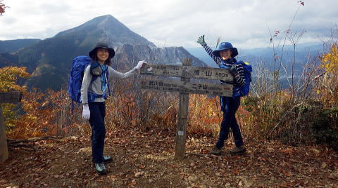 2018.11.10　奥武蔵　武川岳・二子山（尾根歩き）