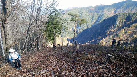 2018.11.25　御前山（尾根歩き）