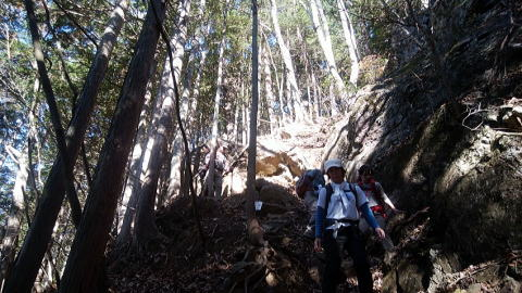 2018.11.25　御前山（尾根歩き）