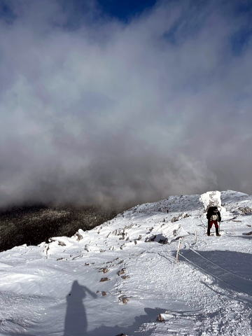 2025.2.15-16 硫黄岳(雪山)