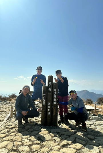 2025.3.2 大倉尾根～塔ノ岳～丹沢山～蛭ヶ岳（尾根歩き）