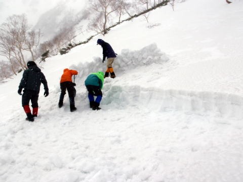 2013.5.3-6　白馬岳 小蓮華尾根（雪山）