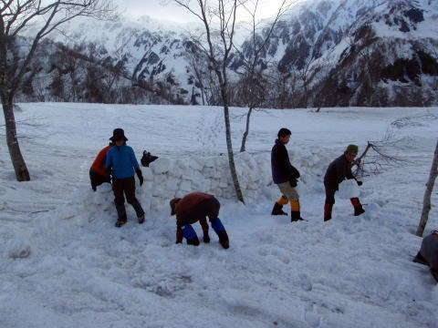 2013.5.3-6　白馬岳 小蓮華尾根（雪山）
