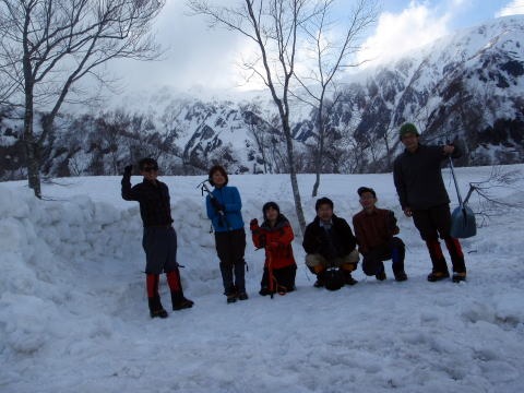 2013.5.3-6　白馬岳 小蓮華尾根（雪山）