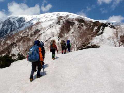 2013.5.3-6　白馬岳 小蓮華尾根（雪山）