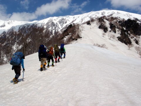 2013.5.3-6　白馬岳 小蓮華尾根（雪山）