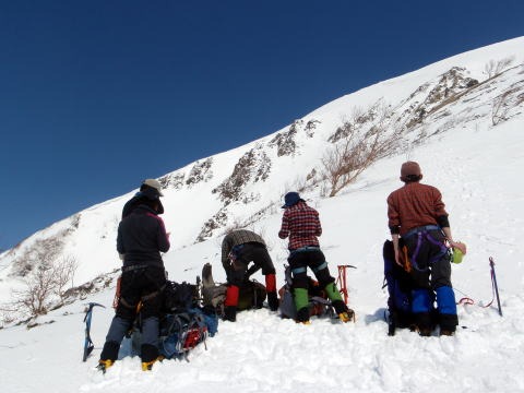 2013.5.3-6　白馬岳 小蓮華尾根（雪山）