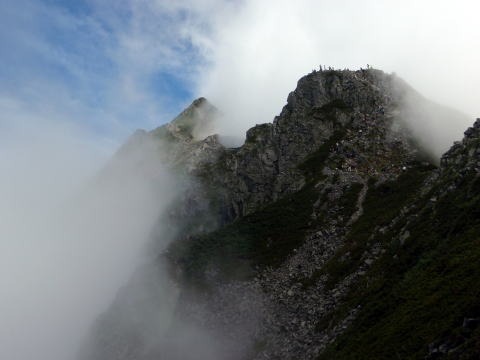 2013.8.3-4　西穂高岳（尾根歩き）