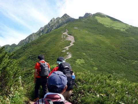 2013.8.3-4　西穂高岳（尾根歩き）