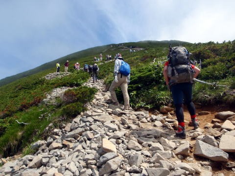 2013.8.3-4　西穂高岳（尾根歩き）