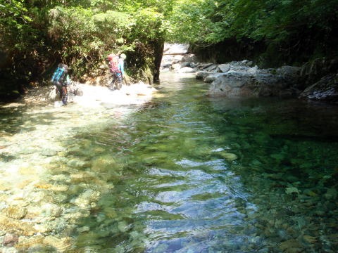 2013.8.10-16　金木戸川小倉谷（沢登り）