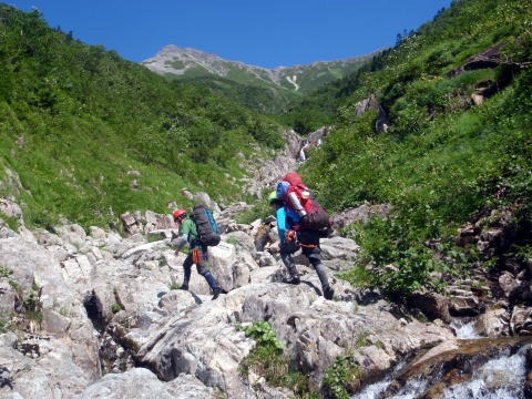2013.8.10-16　金木戸川小倉谷（沢登り）