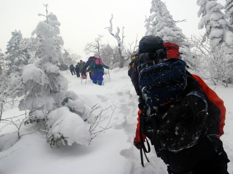 2011.1.15-16 赤岳(雪山)