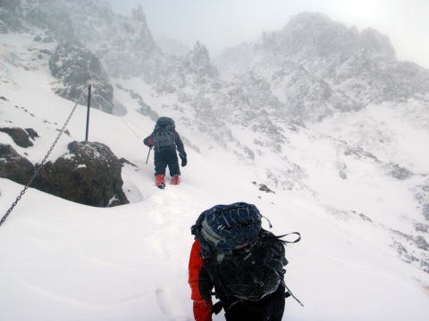 2011.1.15-16 赤岳(雪山)