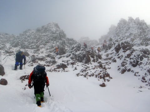 2011.1.15-16 赤岳(雪山)