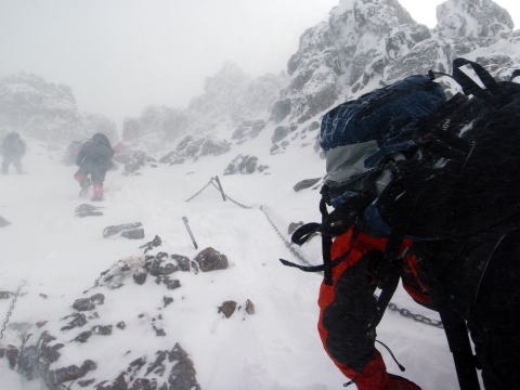 2011.1.15-16 赤岳(雪山)