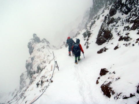 2011.1.15-16 赤岳(雪山)