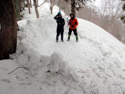2013.3.16-17 雨ヶ立山(雪山)