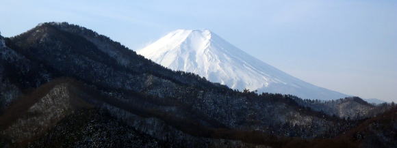 2012.1.28　中央線沿線・百蔵山～扇山（尾根歩き）