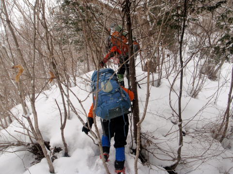 2012.2.18-19 明神ヶ岳(雪山)