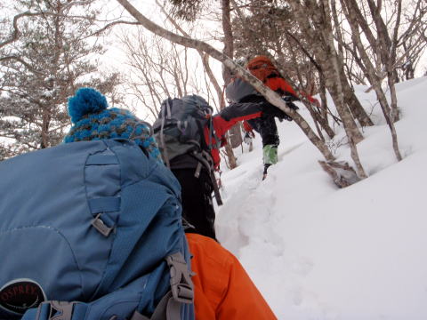 2012.2.18-19 明神ヶ岳(雪山)