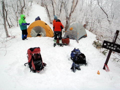 2012.1.8-9 那須・甲子山(雪山)