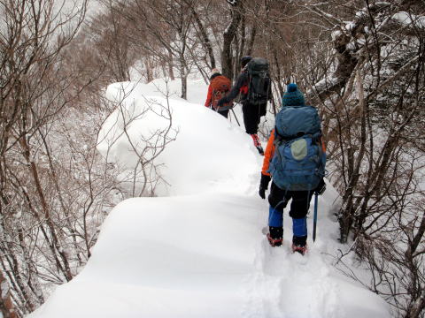 2012.2.18-19 明神ヶ岳(雪山)